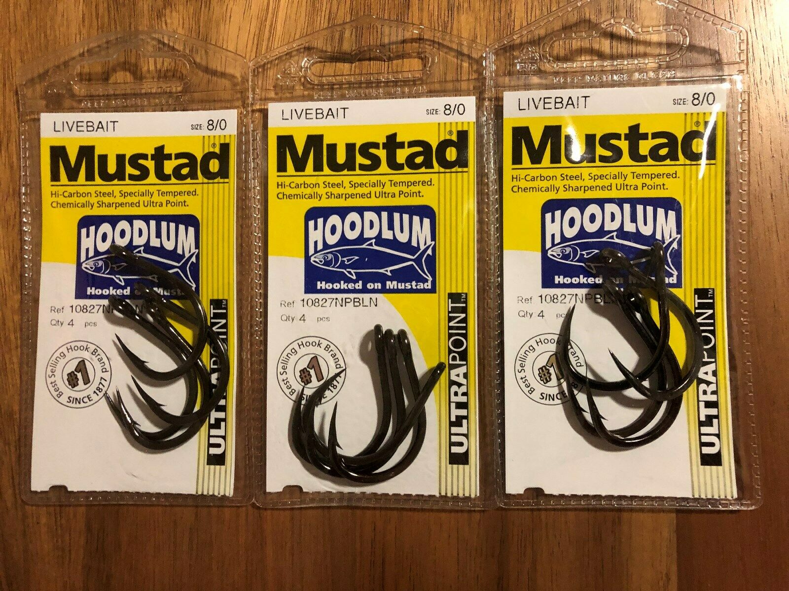 Mustad Hoodlum 4X Live Bait Hook